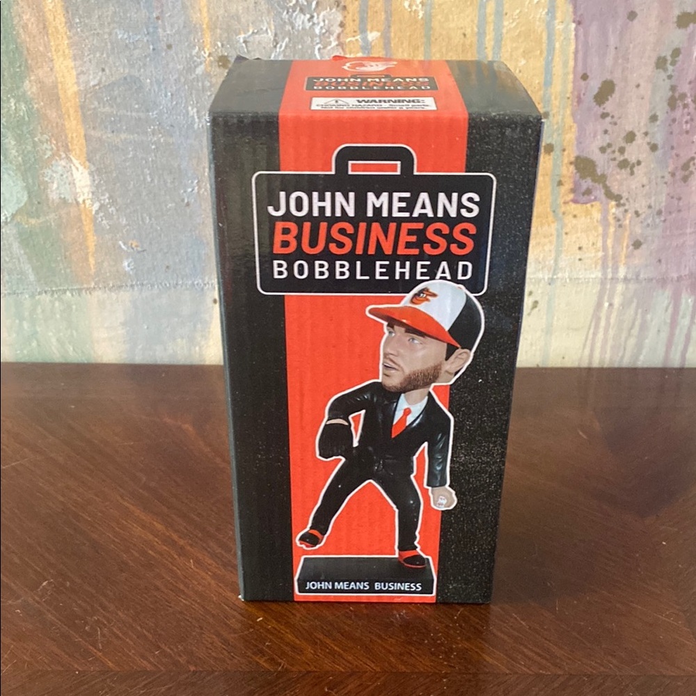 Baltimore Orioles John Means #47 Business Bobblehead